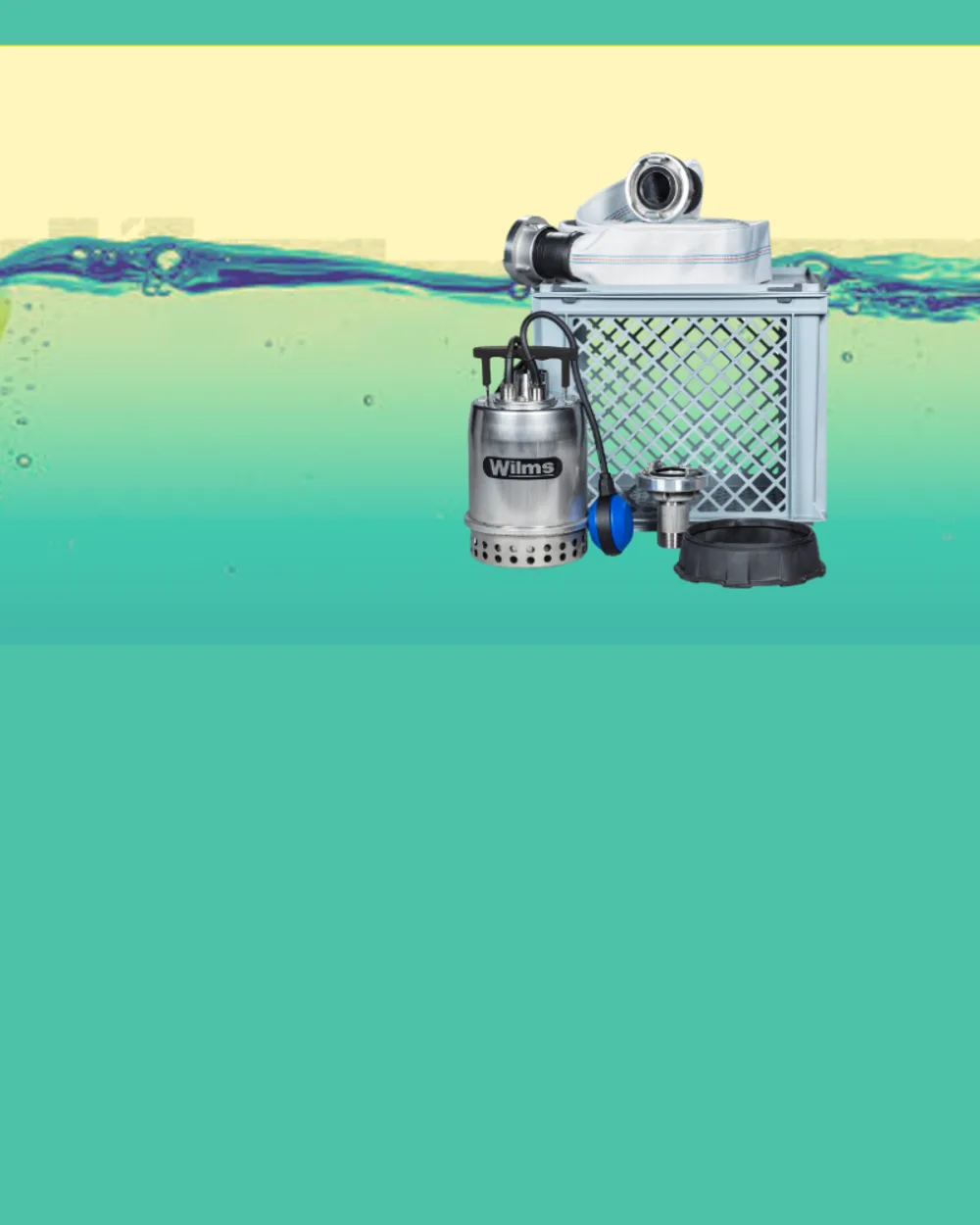 Wilms Schmutzwasserpumpe mit Zubehör